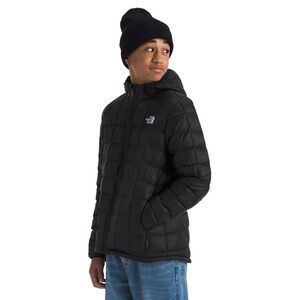 NORTH FACE Boys Black Thermoball Hooded Jacket XXL 18-20 Exc Condition Like New